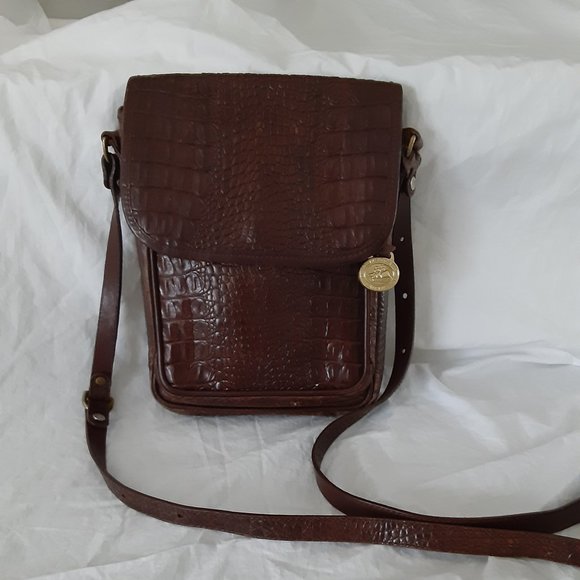 Brahmin Handbags - Vintage croc alligator cross body bag Brahmin